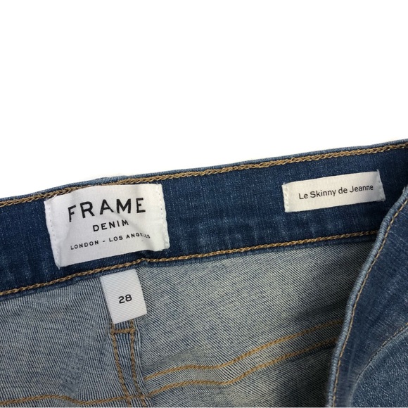 Frame Denim Le Skinny de Jeanne in Culver Size 28 - Picture 12 of 12